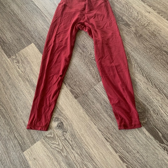 Aerie Red Leggings Soft Full-Length size small - Picture 1 of 2